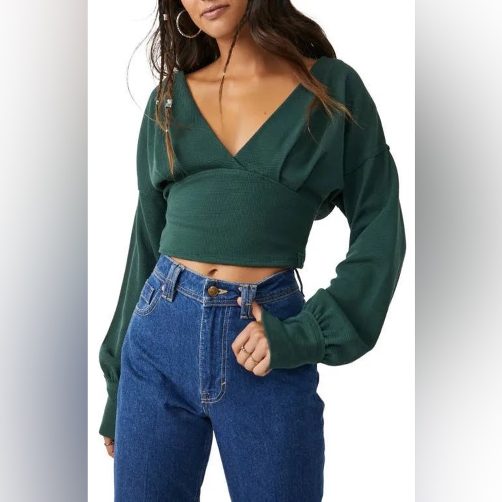 Free People Green All Nighter Tee XL